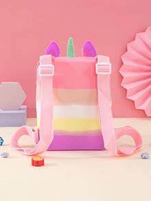 Mochila con diseño de unicornio de silicona para niños - Multicolor - Ver 2