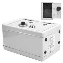 1pc Metal Coin Bank, Money Saving Box, Password Lock Cash Coin Holder With Internal Drawer, Suitable For Kids, Office Organizing And Gift - White - View 7