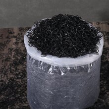56,000pcs/1kg Colorful 0.48 Inch Diameter Mini Disposable Elastic Hair Bands Suitable For Daily Use - Black - View 6