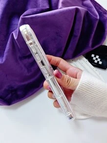 1个创意可爱渐变粉色蝴蝶爱心简约透明3D波浪边手机壳，全方位保护，兼容三星S24/S23/S22/S21/A02/A03/A04/A05/A10S/A20S/A21S/A11/A12/A13/A14/A15/A22/A23/A24/A25/A30/A31/A32/A33/A34/A35/A50/A51/A52/A53/A54/A55/A71/A72/A73/Plus/Ultra/S20FE/FE/S，防水防震防摔防刮。 - 無色 - 查看 5