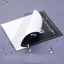 12 cái Đơn giản Đen Phòng tắm Bình Lưu trữ Nhãn , Không thấm nước Hình dán Đối với Ly Chai Của Tay Xà bông Và Máy tạo xà phòng - trắng - Xem 4