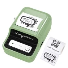 NIIMBOT B21 Label Maker Wireless Thermal Label Printer, Inkless With Tape, Home Organization Office Business (Green) - Green - View 2