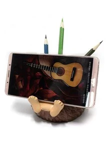 1pc Creative Cartoon Cute Animal Hedgehog Stationery Storage Pen Holder - Multicolor - View 5