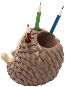 1pc Creative Cartoon Cute Animal Hedgehog Stationery Storage Pen Holder - Multicolor - View 6
