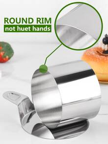 Silver Round Cake Pan, Baking Kitchen Tool For Making Desserts - Grey - View 5