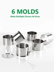 Silver Round Cake Pan, Baking Kitchen Tool For Making Desserts - Grey - View 7