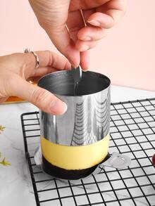 Silver Round Cake Pan, Baking Kitchen Tool For Making Desserts - Grey - View 2