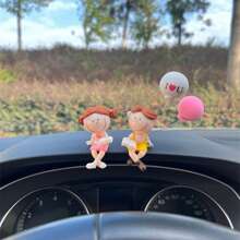 1pair Of Reading Lovers Dolls With Pink And White Ball Best Gifts Birthday