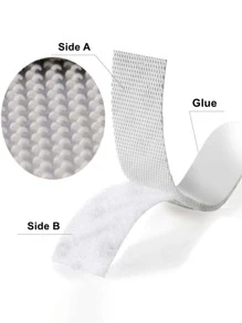 12 Pairs Magic Sticker Hanging Hooks For Picture Wall, Removable And Traceless, No Need Of Hammers Or Nails - White - View 6