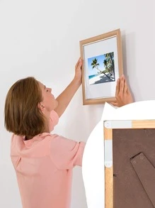 12 Pairs Magic Sticker Hanging Hooks For Picture Wall, Removable And Traceless, No Need Of Hammers Or Nails - White - View 4