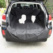 Large Multifunctional Universal All Seasons Car Pet Seat Cover For Dogs And Cats, Waterproof Oxford Fabric Portable Foldable Rear Seat Cushion For Cars/Suvs/ - Black - View 4