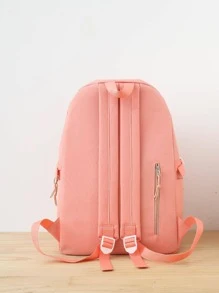 4pcs Trẻ em Đa chức năng Bộ ba lô , Bao gồm Cặp sách , Túi Messenger , Máy tính Ba lô , Và Túi đeo vai - Hồng - Xem 4