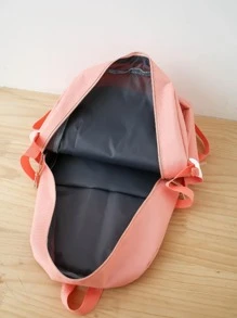 4pcs Trẻ em Đa chức năng Bộ ba lô , Bao gồm Cặp sách , Túi Messenger , Máy tính Ba lô , Và Túi đeo vai - Hồng - Xem 5