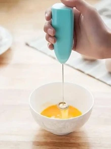 1入組手持式迷你電動攪拌咖啡攪拌機 - 藍色 - 查看 1