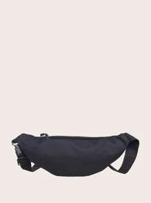 1pc New Kid's Waist Bag For Boys And Girls Casual Crossbody Bag For Kids With Money Pouch, Coin Purse, And Zipper Compartments