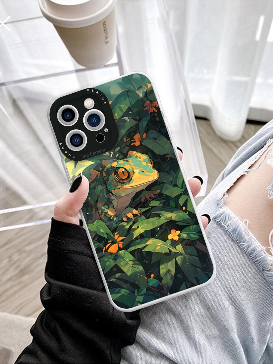 Vỏ điện thoại Tpu hình minh họa thằn lằn Tương thích với các mẫu điện thoại Apple - Nhiều màu - Xem 1