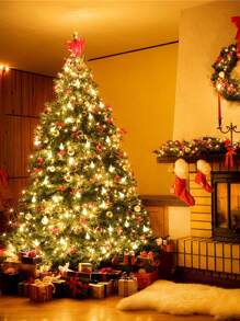 1pc Led Fairy Light String With Ball Shaped Bulbs, Battery Operated, Suitable For Home Decoration, Bedroom, Balcony, Camping Tent, Wedding - Yellow - View 10