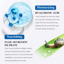 LANBENA HYALURONIC ACID EYE CREAM - Pure Natural Material Extraction - Puffy Eyes And Dark Circles Treatments – Reduce Wrinkles And Fine Lines Undereye, Improve And Firm Eye Skin - 藍色 - 查看 4