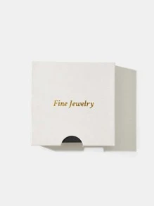1 pièce Collier pendentif en forme de cœur 3D lisse plaqué or 14 carats avec un style simple et minimaliste en argent 925 pour s'habiller au quotidien des femmes et comme option de cadeau pour les fêtes de la Saint-Valentin