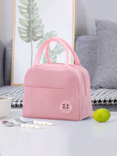 1pc Portable Lunchbox And Thick Aluminum Foil Insulated Lunch Bag,Kitchen,Christmas Gift