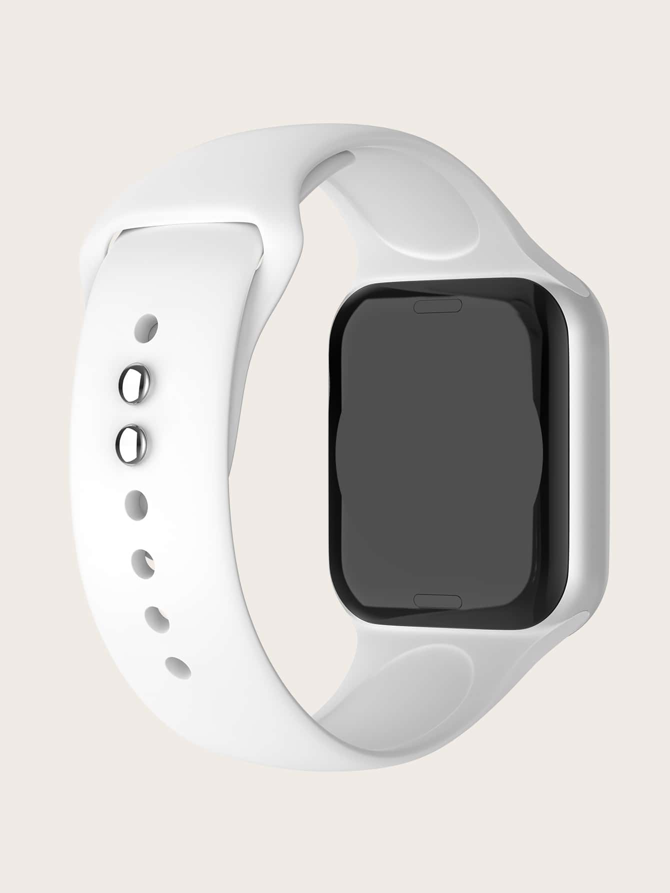 1pc Apple Silicone Watch Band With Compatible With Apple Watch Band 45/49/38/40/41/42/44mm, Compatible With Compatible With Apple Watch Ultra/SE/9/8/7/6/5/4/3/2/1 Compatible With Apple Watch Strap,Perfect Gift, Event Venue Accessories, Student Gift, Back-To-School Season