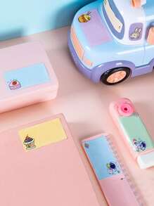 1卷280張兒童名字貼空白禮品標籤禮品貼紙禮品標籤貼紙我名字標籤不干膠標籤不干膠名字標籤手寫標籤貼紙便條貼紙食品蛋糕 - 紫色 - 查看 2