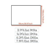 1 Pieza Colchón Delgado De Color Sólido Gris De Estilo Sencillo Y Moderno - Gris - Ver 3