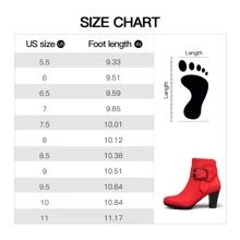 Botas de moda de mujer - Rosa Roja - Ver 7