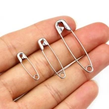 20 件不锈钢别针胸针 20/28/38 毫米长度 DIY 珠宝别针 适用于珠宝制作用品配件 - 銀灰色 - 查看 3