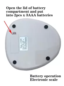 Mini cântar electronic de bucătărie, în formă de inimă, cântar pentru copt, capacitate maximă 5 kg cu o precizie de 0,1 g - Multicolor - Vizualizare 7