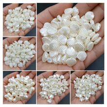 1包腹肌假珍珠海星心型貝殼珠子，假日必備 - 款式 5/ 20pcs/11.5*10mm - 查看 2