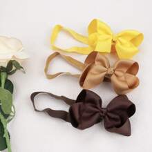 20pcs 20 Color 4-Inch Ribbon Bow Headbands For Kids Love Valentine - Multicolor - View 5