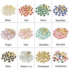 30入組/套魅力四射PMMA水鑽細節幾何形狀多色雙層DIY首飾配件適合女士男士適用於項鍊耳釘製作 - 1*1.4cm長八角形花盤鑽 - 查看 2