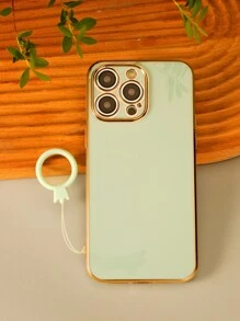 Plain Phone Case With Lanyard - Green - View 3