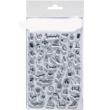 Summer Series Stamps - Black and White - View 1