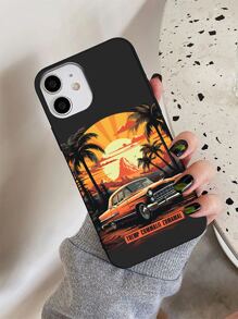 Summer Landscape Print Phone Case - Multicolor - View 1