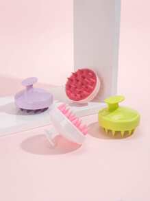 硅胶头皮按摩洗发刷 1 件装 头皮清洁器 头皮去角质按摩刷 头发护理浴室用品 - 浴室配件,硅胶头皮按摩器,干湿两用,适用于宠物洗澡、美发沙龙、沐浴、梳子、发刷、美发工具、美发产品和配件,适用于理发店、美容院、返校季、旅行、梳子、背梳、发刷、边缘梳、刷头发、梳子、发刷套装、梳头发、迷你发刷、解结梳、美发产品、美发工具、美发用品、头发护理、卷发刷、理发师、理发配件、美发设备、旅行必备、旅行必备、发型、美发、发刷、背梳、造型刷、卷发刷、边缘梳、梳子、刷头发、发刷套装、梳头发、卷发梳、解结梳、女士发刷、头发、旅行、头发产品、美发工具、美发用品、理发师、理发配件、理发店、美发设备 - 彩色 - 查看 4