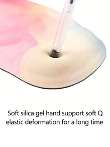 Color Block Simple And Creative Mouse Pad Silicone Wrist Pad 1 Desk Accessories Office Supplies Office Office Desk Accessories Mousepad Mouse Pad For Desk