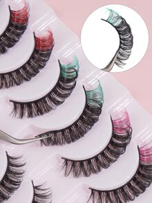 MAGEFY 10自然分開顏色假睫毛 - 彩色 - 查看 6