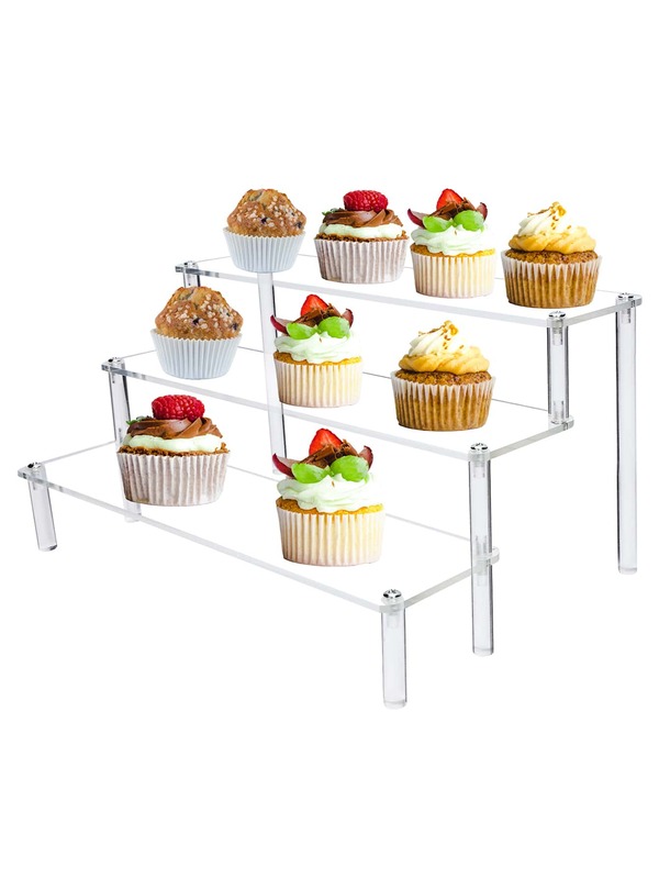 1個 アクリル ディスプレイスタンド 用 カップケーキ , 透明 ケーキスタンド , 香水 ドール 形 オーガナイザー SHEIN JAPAN