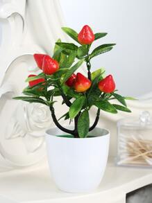 1 chậu cây nhân tạo - Nhiều màu - Xem 1