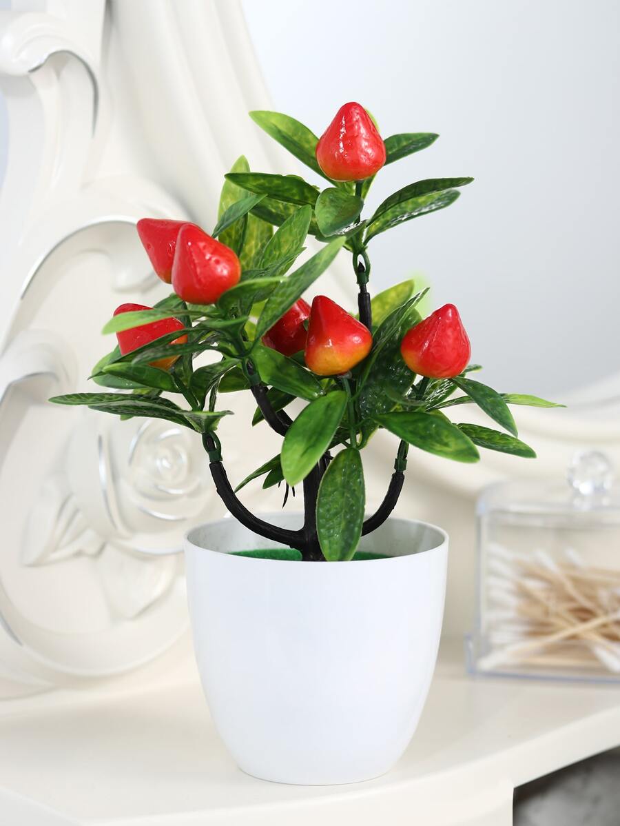 1 chậu cây nhân tạo - Nhiều màu - Xem 1