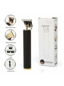 Electric Cordless Hair Clippers, Professional Hair Cutting Kit, Rechargeable Shaver Beard Trimmer, Professional Men Hair Cutting Machine,Black - màu đen - Xem 1