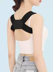 1 件可调节 8 字形运动胸罩肩带、便携式露肩姿势矫正器、运动塑形背部支撑带