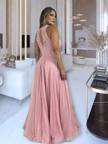 Grife Velasco Women Party Dresses - Rusty Rose - View 3