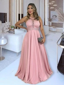 Grife Velasco Women Party Dresses - Rusty Rose - View 5