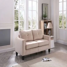 Glory Furniture Nailer Sofa - Beige - View 1