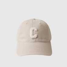 Good Fitting Cap In Unisex Korean Style Casual C Design Soft Brim Baseball Cap, Couple Baseball Cap - Navy Blue - View 10