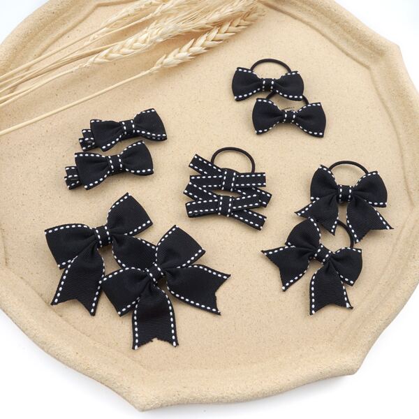 10pcs/set Children's Jump Wire Butterfly Hair Clips, Hair Ties, Accessories Gift Set