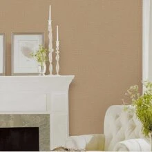 Pvc Material Wallpaper, Waterproof And Stain-resistant, Simple And Fashionable Wall Repair, Available In Custom Lengths - Brown - View 7